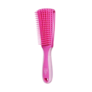 Kiss Colors & Care Glide & Define Non-Slip Detangling Brush | 9 Rows, Detangling Brush, Curl Brush