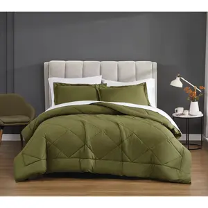 Cannon Solid Percale King 3-Piece Comforter Set