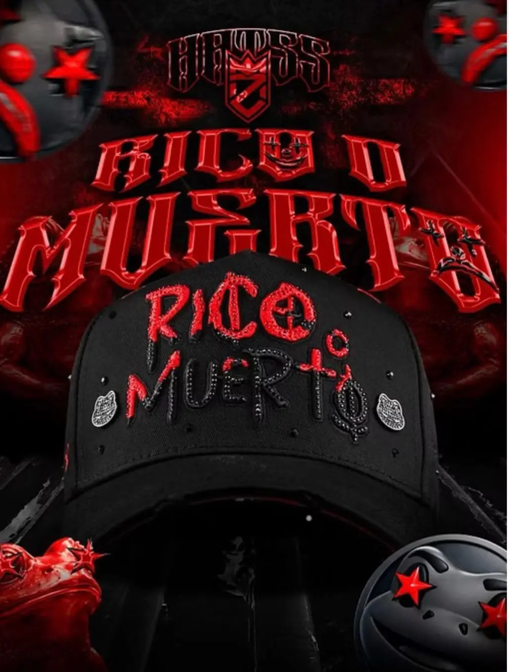 Rico & Muerto BLK Red