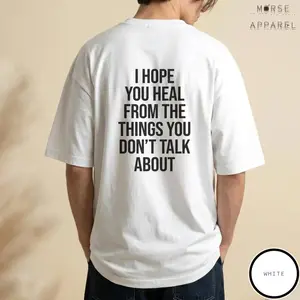 Emotional Healing TShirt Mental Health Matters Silent Struggle Support Tee Inspirational Quote Comfort Clothes Therapy Journey Gift Self Love Affirmation