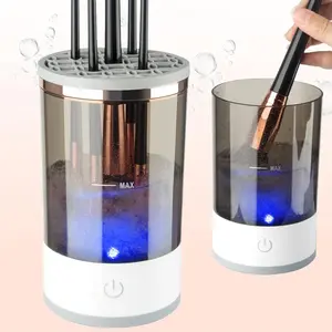 Electric Makeup Brush Cleaner, 1 Set Automatic Makeup Brush Cleaning Machine, Makeup Brush Cleaning Tool, Makeup Brush Washer