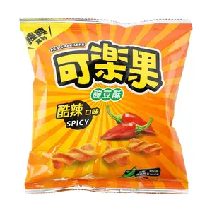 LIANHWA Taiwan Pea Crisps Spicy Flavor 48g - Authentic Taiwanese Snack, Popular "Cool Spicy" Taste