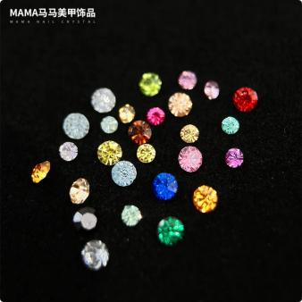24 Color Nail Art Rhinestone Gem Kit with Case - Multi-Use 3D Crystal Embellishments for Nails, Art & Craft Projects | Gift for Nail Techsasts