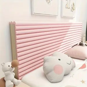 3D Textured Soft-Edge Wall Stickers (1 Roll) - 15.8×78.7" Self-Adhesive Corner Protectors | Waterproof Easy Clean, Seamless High-Quality Adhesive Home Decor