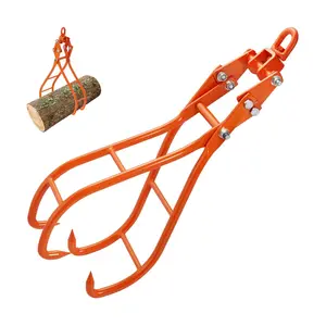 VEVOR Timber Claw Hook, 36 inch 4 Claw Log Grapple for Logging Tongs, Swivel Steel Log Lifting Tongs, Eagle Claws Design with 3307 lbs/1500 kg Loading Capacity for Tractors, ATVs, Trucks, Forklifts
