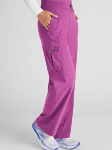 Grey's Anatomy by Barco Emerge Teagan Women's 6-Pocket STRETCH High-Rise Wide Leg Scrub Pants