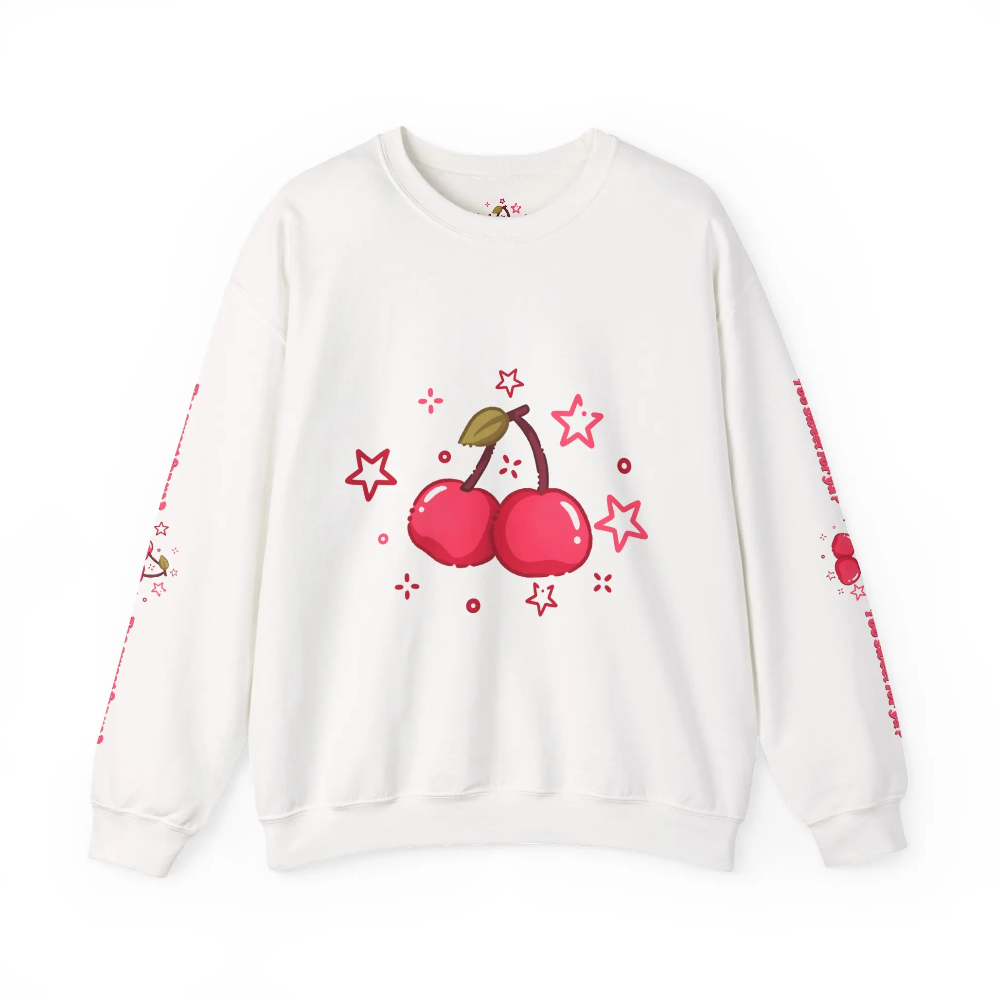 Cherrylicious Cherry Graphic Sweatshirt | Cute Retro Kawaii Fruit