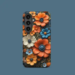 Flowers 3D clay bold – Ninja Case™ for Samsung Galaxy