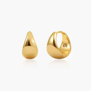 en route Gold Waterdrop Earrings, Timeless Gold-tone Jewelry Piece, Chic Everyday Accessory Perfect for Daily Outfits and Layered Styling