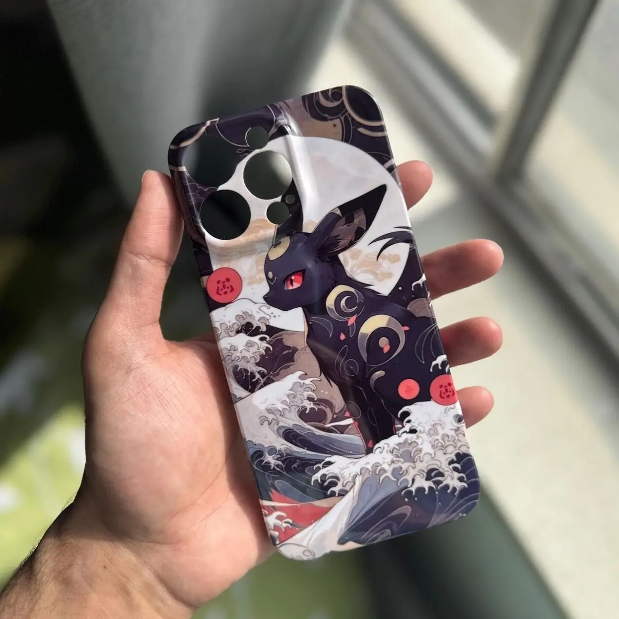 Poke Anime Manga iPhone Case for all iPhone and Samsung models; available as a 2-in-1 MagSafe Tough Case or 2-in-1 Tough Case.