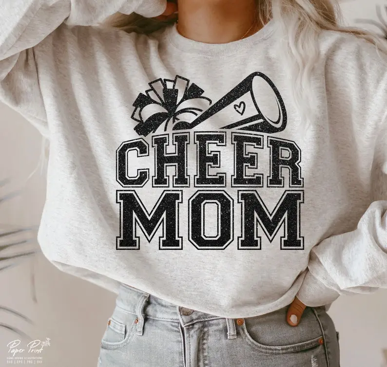 Cheer Mom Sweater, Cheer mama Sweater, Cheerleader Sweater, Cheer mom Shirt Sweater, Cheer life Sweater, Cheer mom Gifts