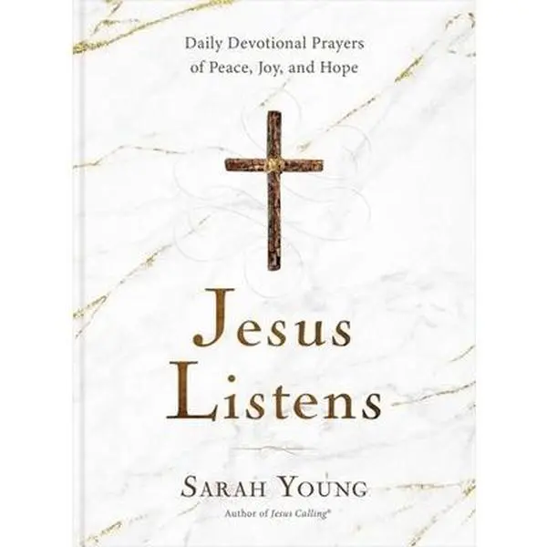 USED Book - Jesus Listens: Daily Devotional Prayers of Peace, Joy, and Hope (a 365-Day Prayer Book) by Young, Sarah (Hardcover) - english
