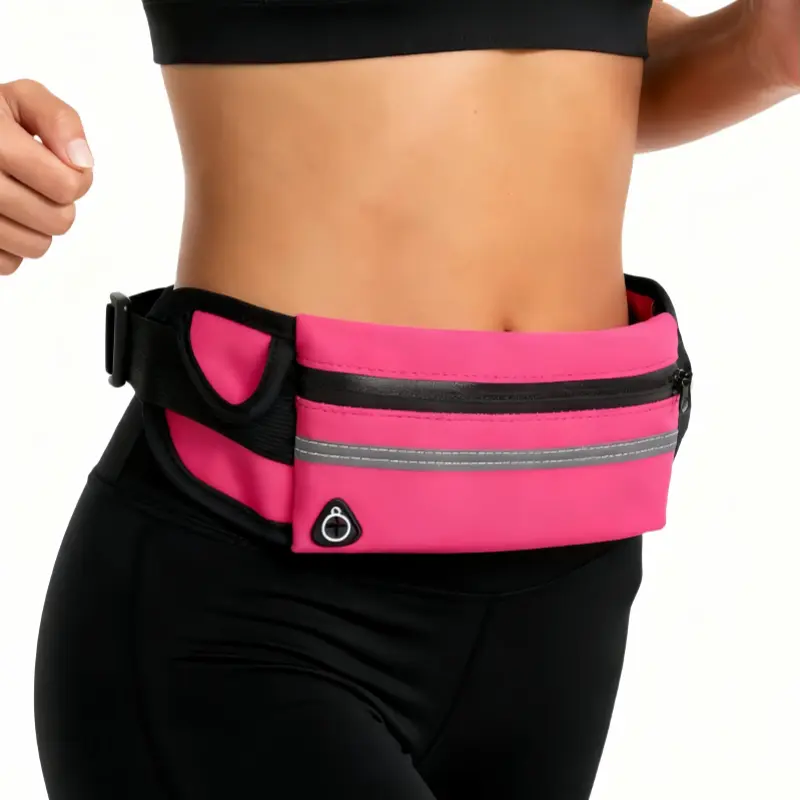 Sports Fanny Pack, Running Waist Pack For Enjoying Sports Festivals, Exercise, Travel, Running, Leisure; Adjustable Belt Pouch fits Most Phone and Waist Sizes,Hands-Free Wallet, Mobile Phone Bag, Hydration Waist Bag; Unisex
