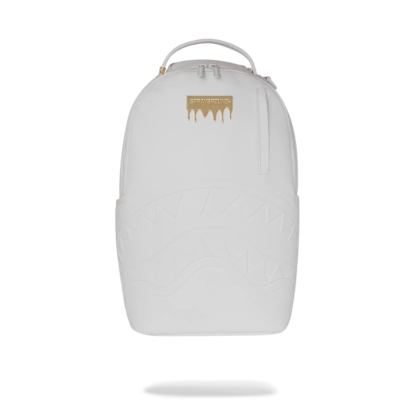 GOLD BRICK LUXE WHITE BACKPACK
