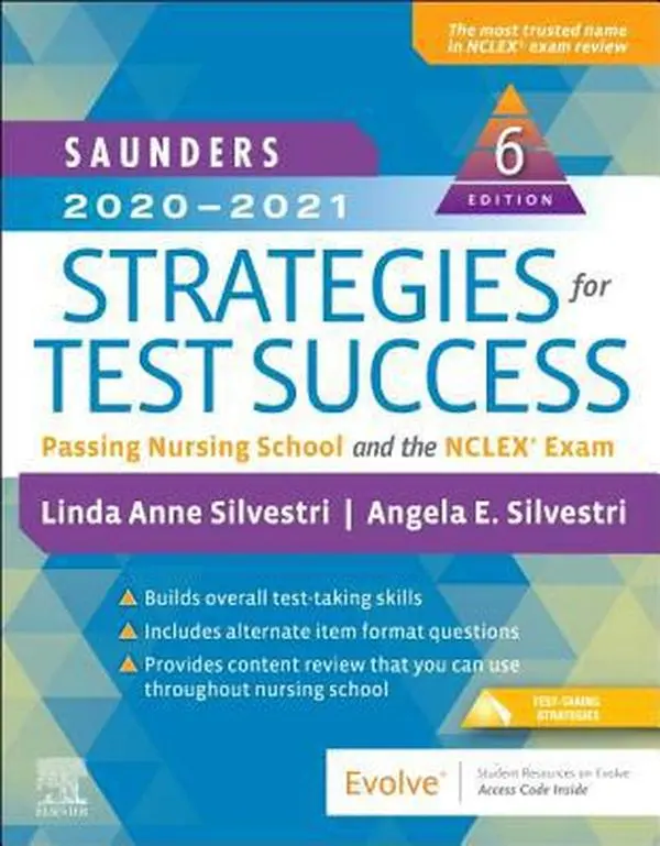 USED Book - Saunders 2020-2021 Strategies for Test Success: Passing Nursing School and the NCLEX Exam by Silvestri, Linda Anne (Paperback) - english