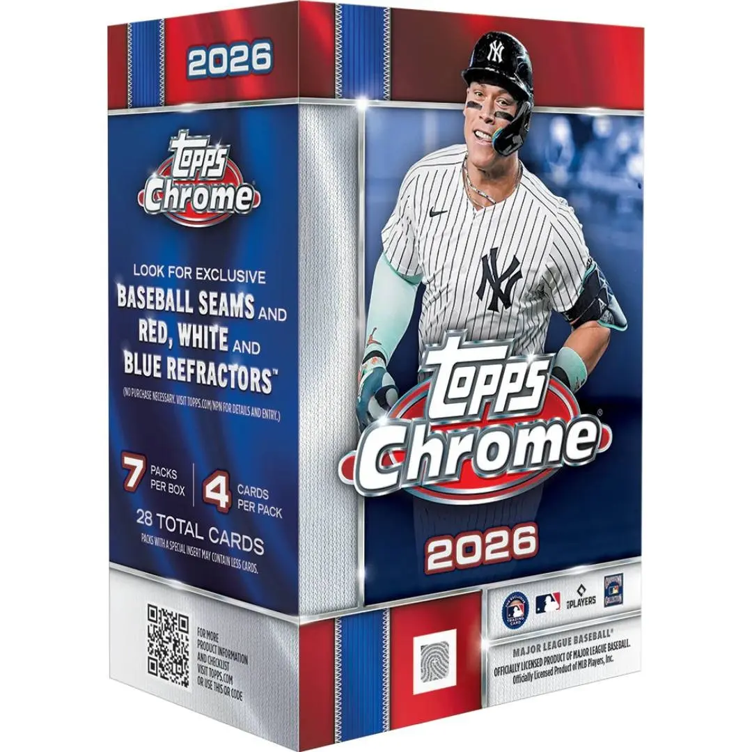 2026 Topps Chrome Baseball Sealed Blaster Box