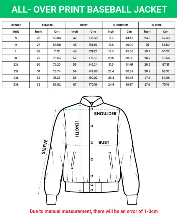 Kobe 5 X-Ray - FK Around Find Out All Over Print, Men’s Baseball Jacket – Casual Varsity Style