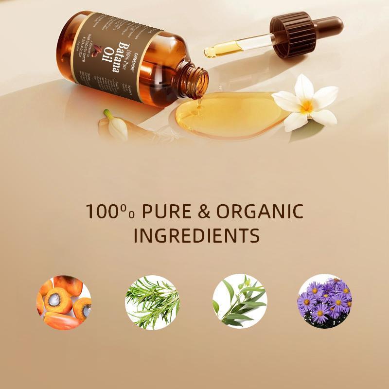 3PCS Batana Oil,Strong & Healthy Hair, Make Hair Longer Fuller Thicker, Organic Batana Oil with Rosemary,Organic Rosemary Oil Vitamin E Nourish Scalp,for All Hair Types,