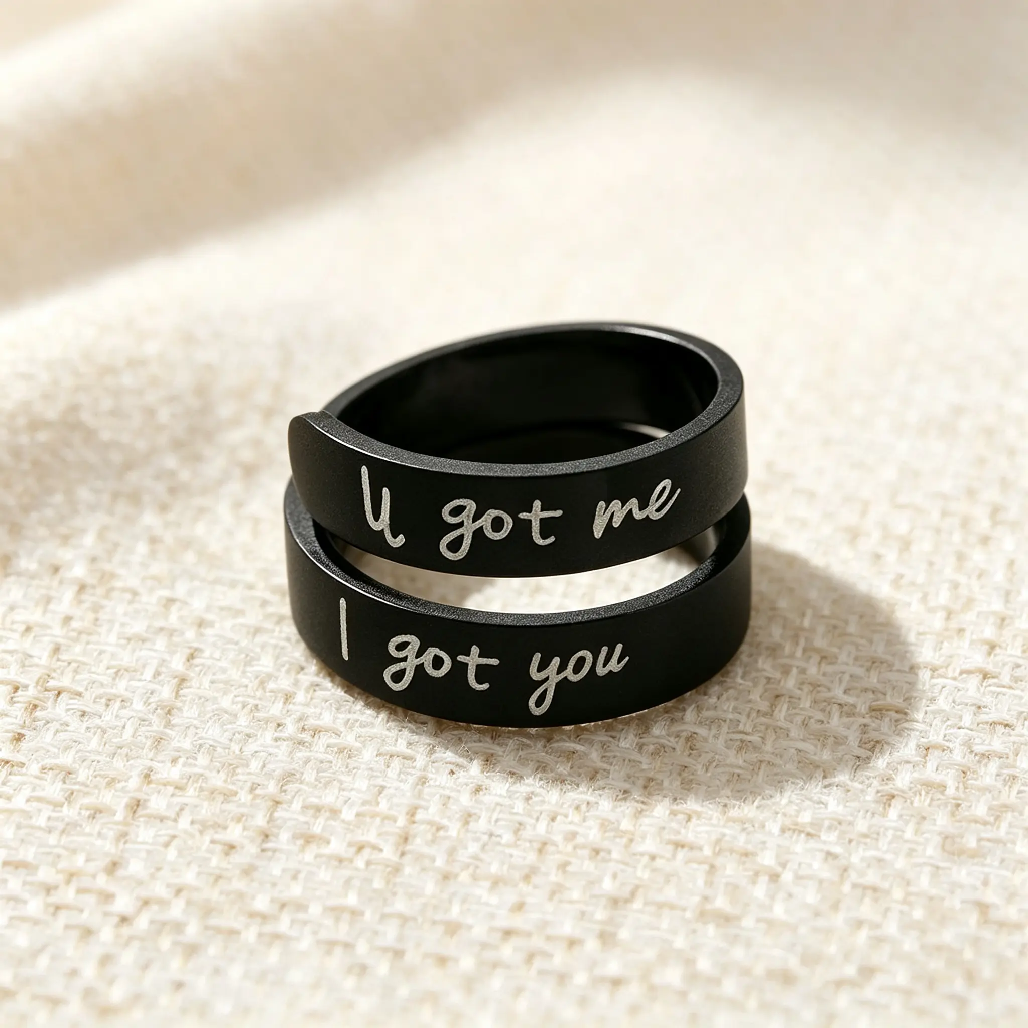 You Got Me I Got You Ring Inspired Adjustable Matching Ring, Adjustable Matching Ring, Couple & Friendship Gift ring campingessentials