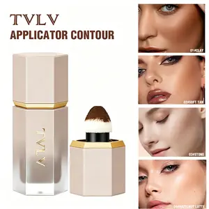 3D Liquid Contour Stick Smooth Bronzer for Natural Face Sculpting Waterproof Smudge-Proof Portable Makeup Tool for Daily Wear & Soft Glam Nights with Blending Applicator Tip