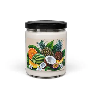 Soy Candle - Tropical Fruit Scented 9oz