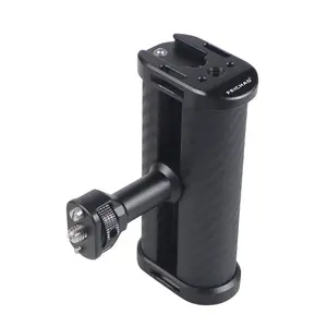 Feichao Universal Side Handle, Aluminum Alloy Adjustable Handgrip, 1/4" Screw, for Sony Canon Nikon Cameras, Cage, Cold Shoe Mount, Mic Holder