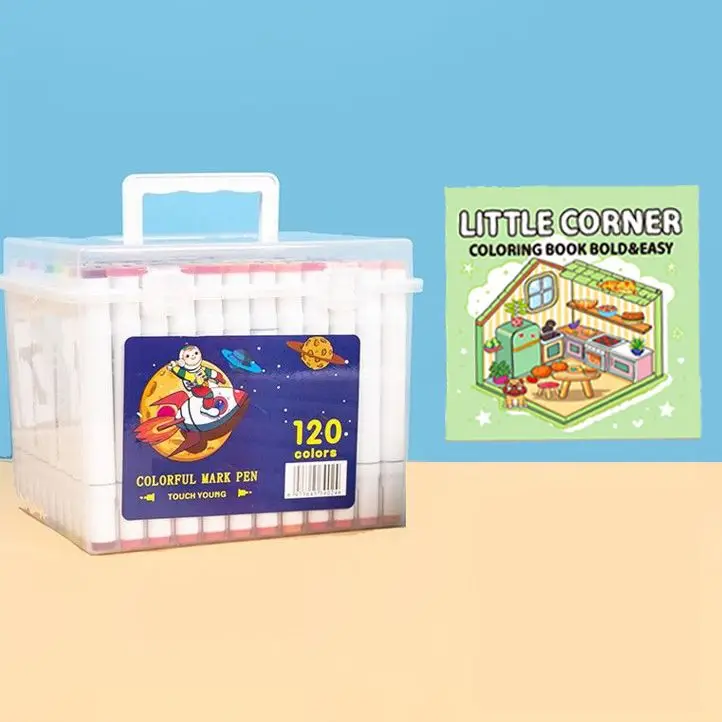 80 Colors Alcohol Markers Art Markers for Kids and Adult Drawing Markers Dual Tip Coloring Painting Perfect for Boys Girls Students Gift