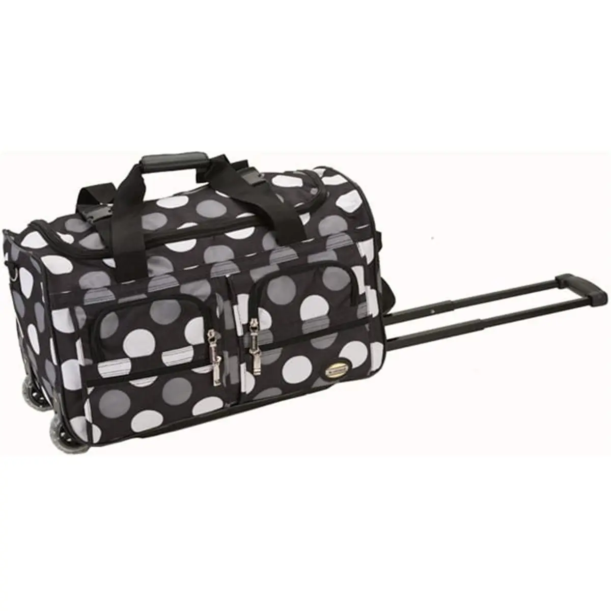 212 MAIN 22 in. Wheelie Travel Duffle Bag - Zipper, U-Top Open, Easy Access, Inline Wheels, Functional Heavy Luggage, Travel Duffel Bag, Zipper Duffel Bag