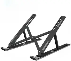 Foldable Laptop Holder – Adjustable Height & Ventilated