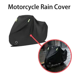 Motorcycle Rain Cover, Thick Aluminum Foil Insulation, Waterproof Snowproof Dustproof Sunscreen, Windproof Buckle Protection, Multiple Sizes Available