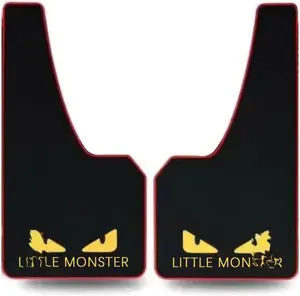 Soft Material Automotive  Mud Flaps Universal Fit Black Splash Guards Rubber mud Guard No  Universal