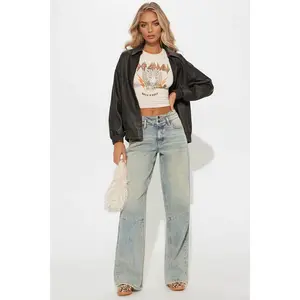 Tall Artesia Tinted Baggy Non Stretch Jeans - Light Wash