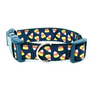 Halloween Candy Corn Dog Collar