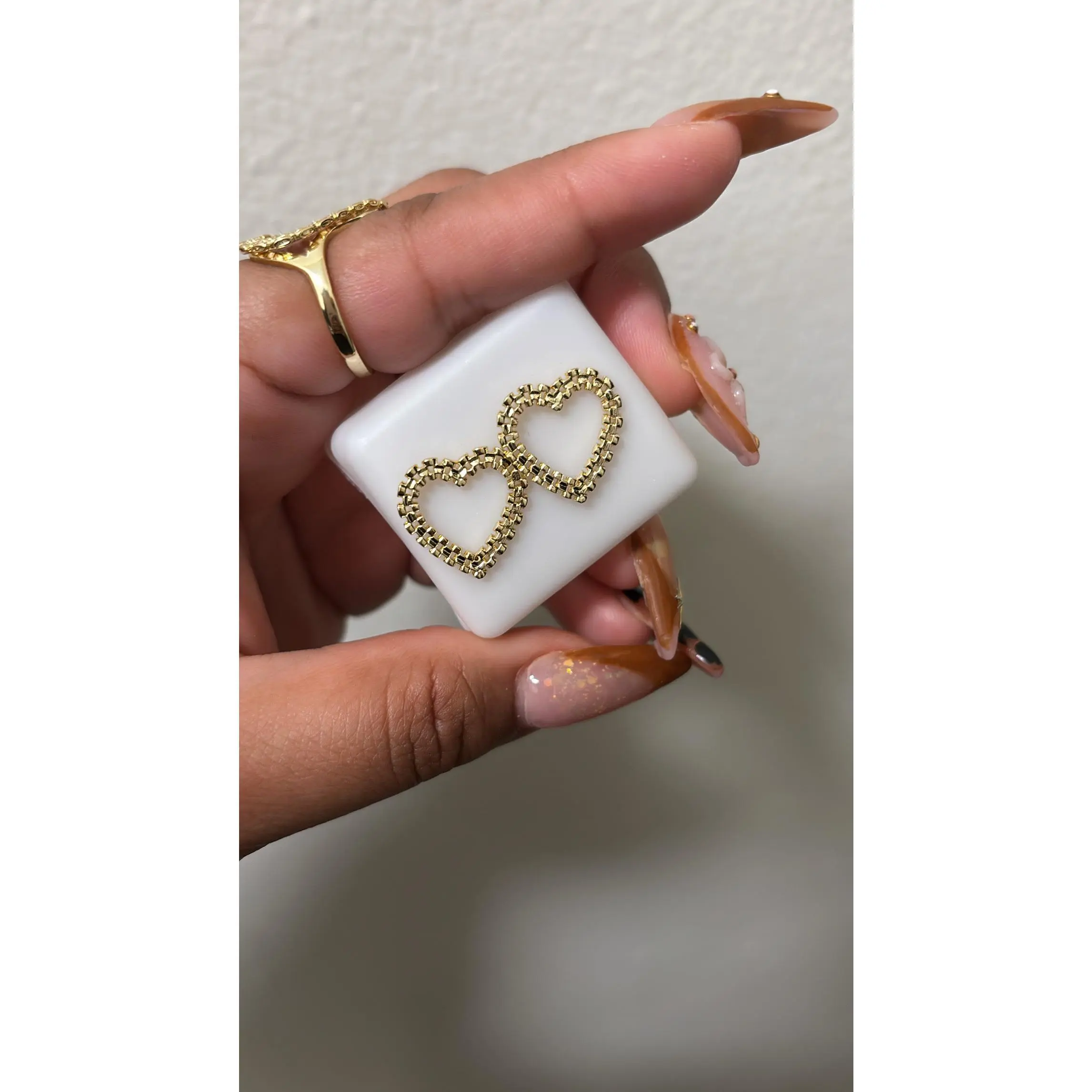 Pretty & Paid Heart Earrings