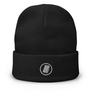 Dark Chocolate Beanie – Premium Embroidered Knit Hat | Smoothie Collective