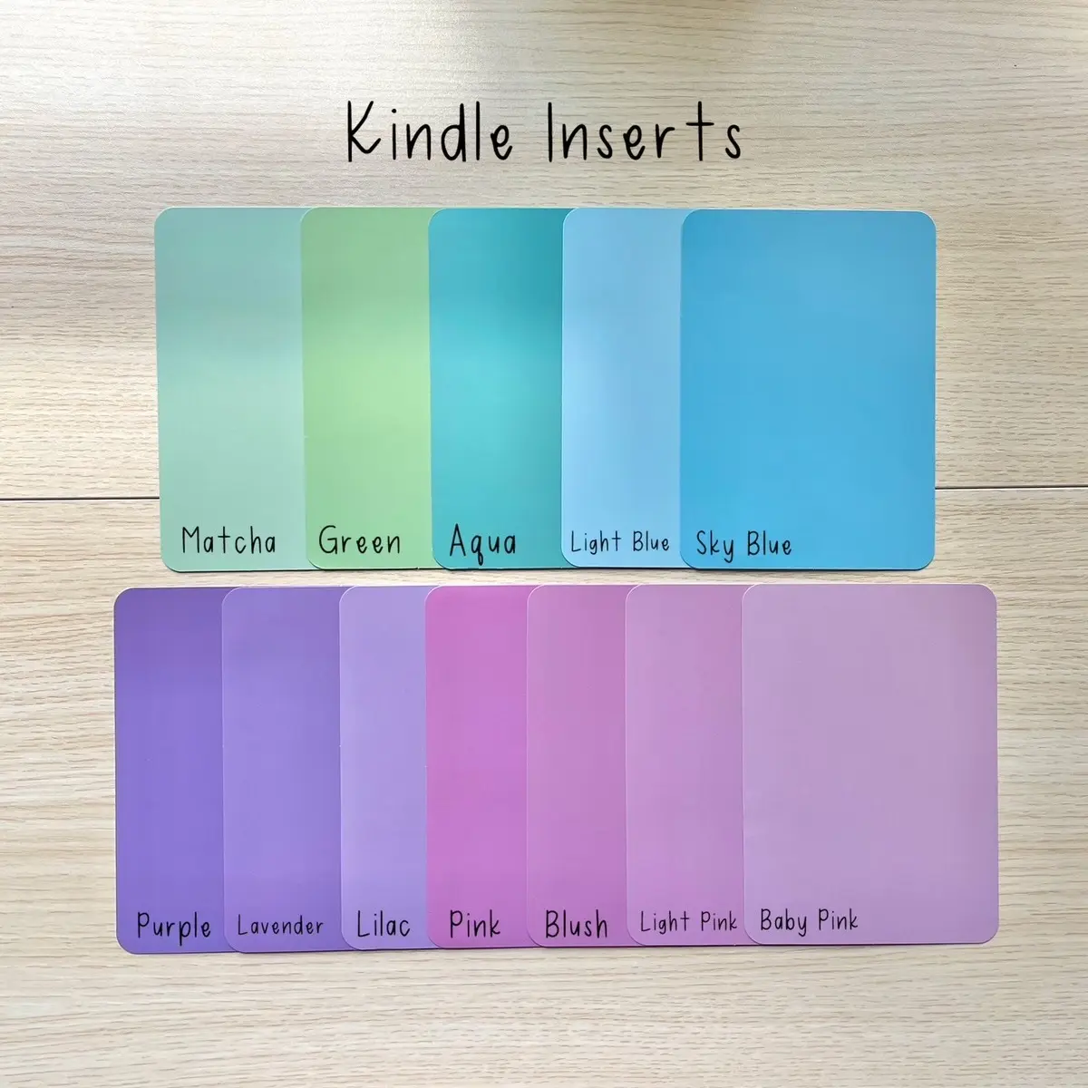 Kindle Case Insert for Clear Case, Card Stock Inserts for Kindle Paperwhite - Book Accessories - Device, Smartphone