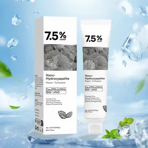 Hydroxyapatite Toothpaste, Fluoride Free Toothpaste for Advanced Enamel Protection,Appropriate for Sensitive Teeth,Gentle and Effective Formula,Fresh Mint,Cleaning Care Oral Care Toothpaste