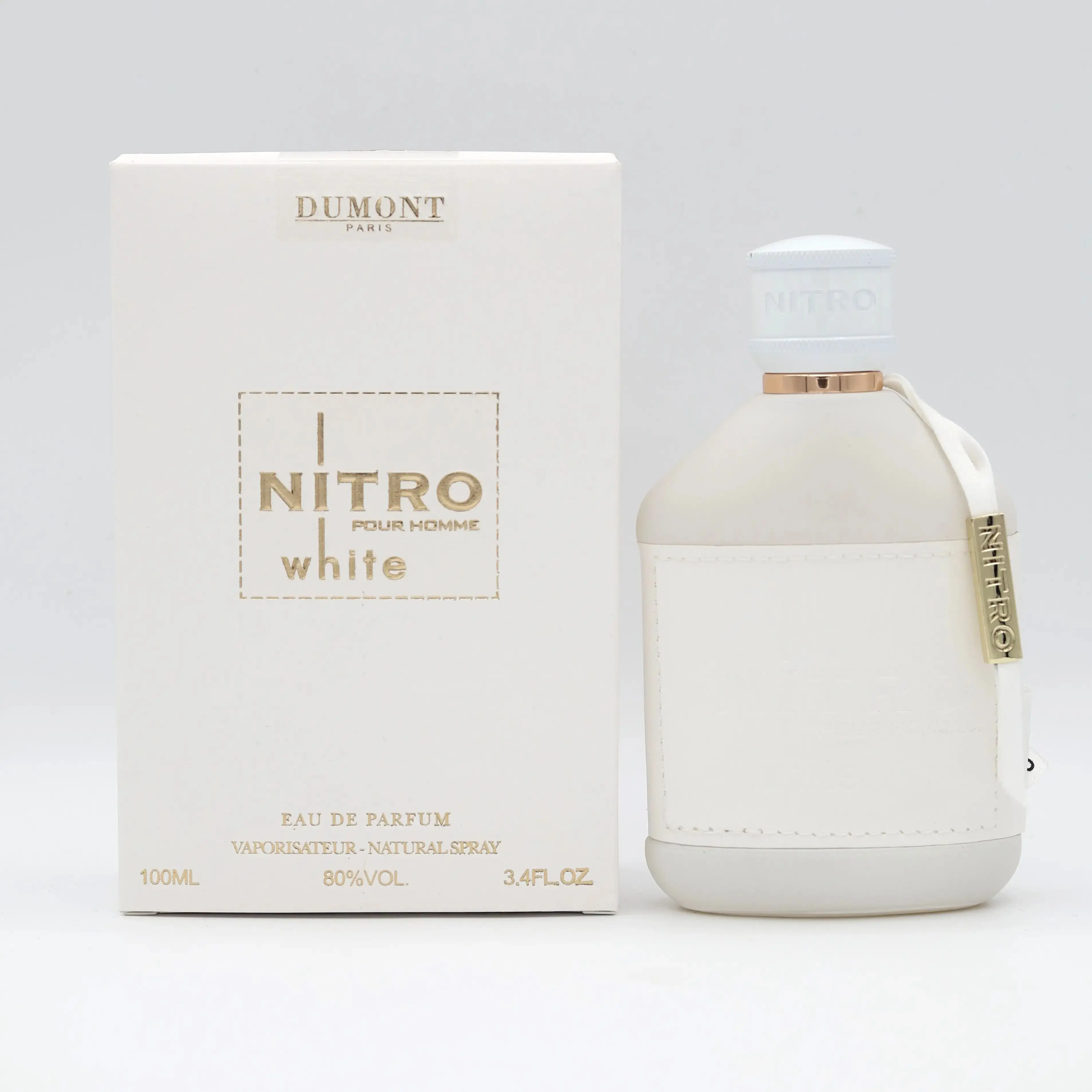 Dumont Nitro White 3.4 oz Eau de Parfum, Iris, Juniper Berries and Cypress notes