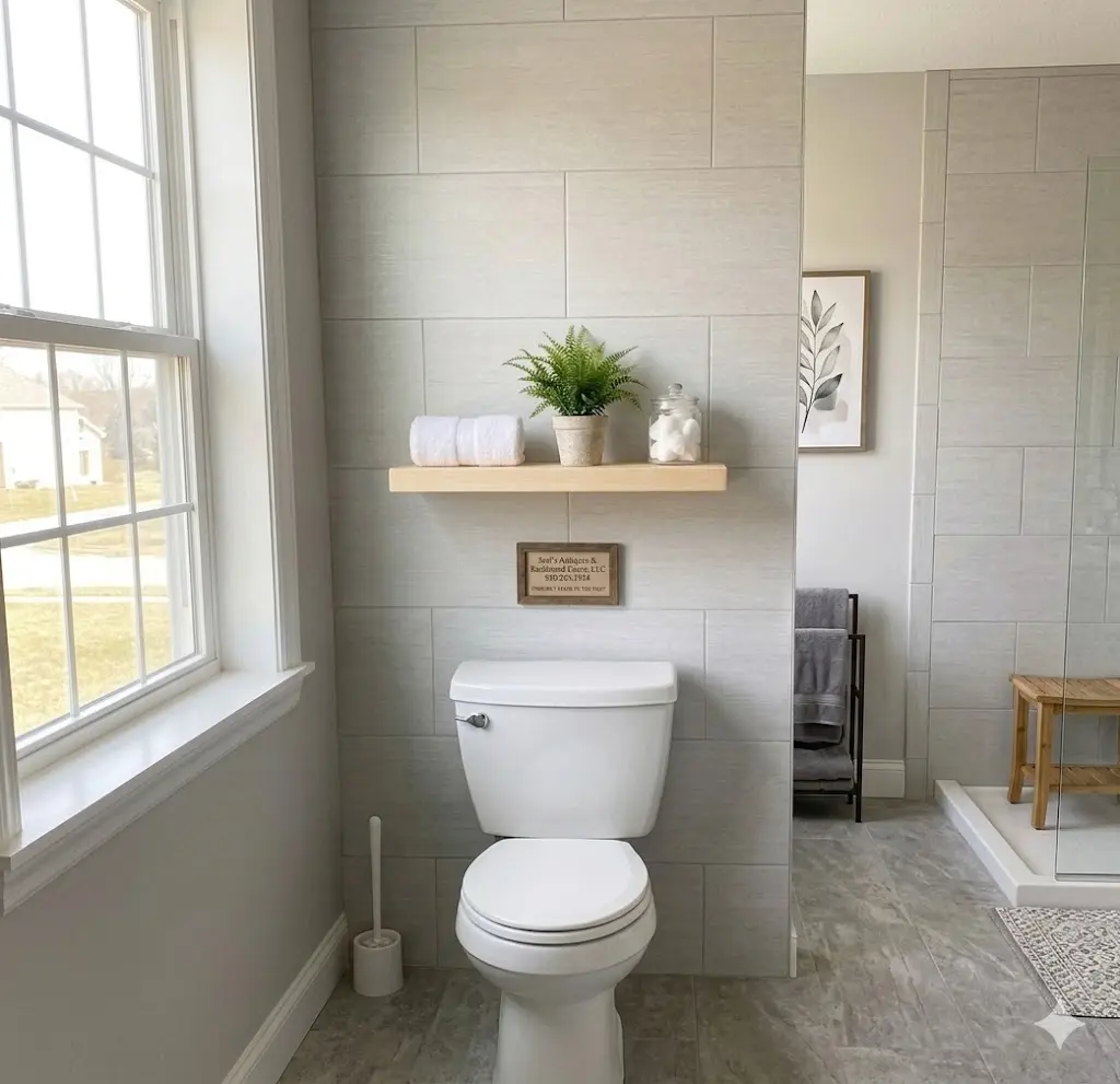 Solid Wood Floating Shelf - Handmade in the USA, Holds Heavy Stuff, (2" x 6" x 18" Clear Coat)