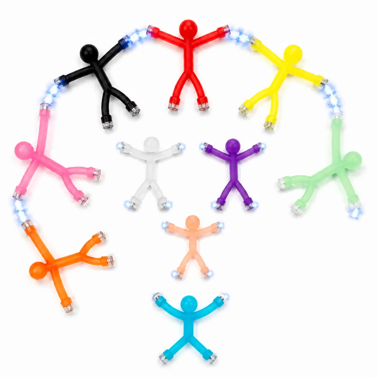 10Pcs Magnetic Travel Toys, Magnets Men for Kids, Cute Magnetic People
