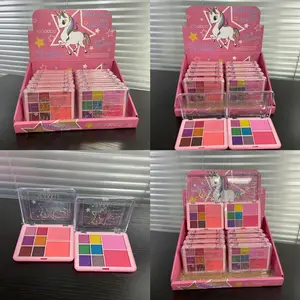New 8-color plastic case eyeshadow and blush combo palette, two color sets mixed LK5010.New multi-color hot-selling popular women's makeup eyeshadow foundation makeup palette
