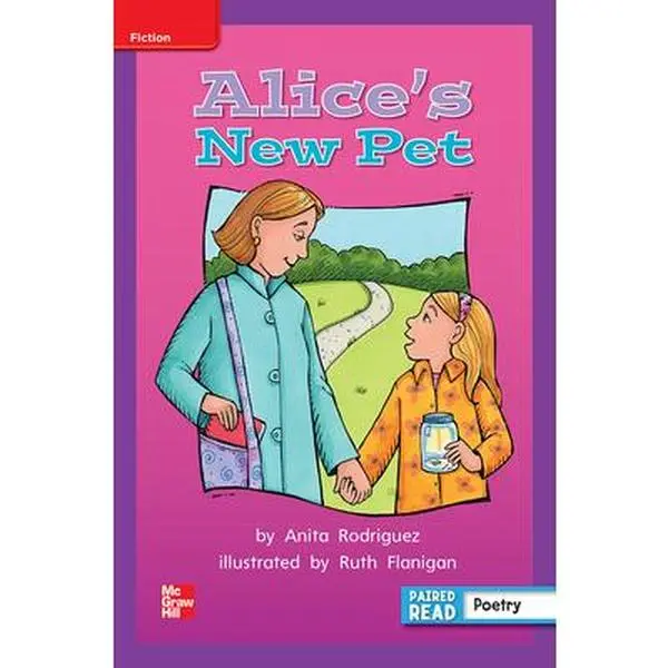 USED Book - Reading Wonders Leveled Reader Alice's New Pet: Ell Unit 2 Week 5 Grade 2 by DONALD BEAR (Spiral-bound) - english