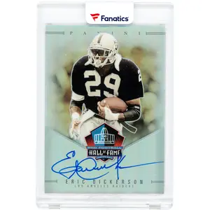 Eric Dickerson Los Angeles Raiders Autographed 2023 Panini Hall Of Fame #ED #4/50 Card - Fanatics Authentic Certified