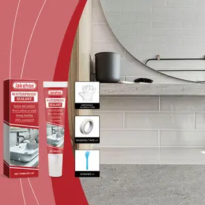 Waterproof Silicone Sealant, Invisible Filling Sealing Glue, Multi-Functional Home Waterproof Adhesive, Durable & Leak Proof