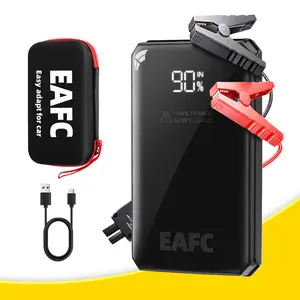 Multi-Functional Emergency Boost Kit with Smart Clamp, Portable Car Jump Starter Power Supply, Peak Current 800a, LED Light, Charges Phones, Car Tool Kit