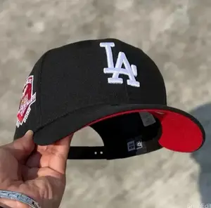 MLB New Era Streetwear Snapback – Adjustable Flat Brim Baseball Cap, LA Dodgers NY Yankees Team Logo Hat, Men Women Casual Sport Fashion Cap, Viral TikTok Baseball Hat