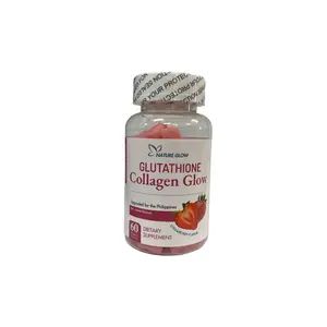 Nature Glow Glutathione Collagen Glow Chewable Gummies, 60 count Dietary Supplement NR900 NAD