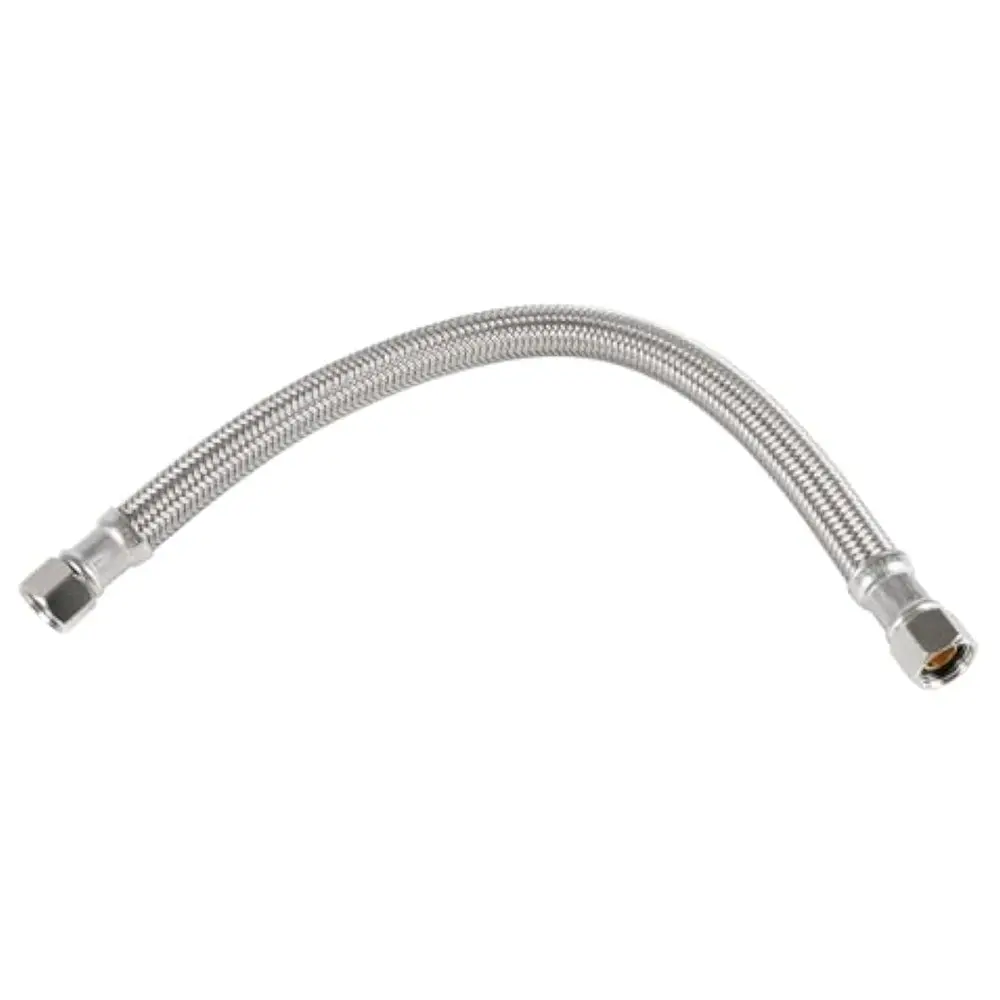 10-Pack 20-inch 3/8" Comp x 3/8" Comp SS Faucet Hose