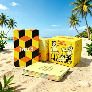 Tales Family Edition 150 Conversation Cards, Ideal for Family Game Night, Adults, Teens, Kids, Family Dinners, Meaningful Connections