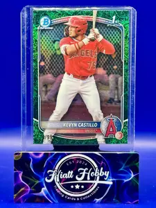 2025 Bowman Chrome - Kevyn Castillo #BCP-82 - Green Grass Refractor /99 (RC)